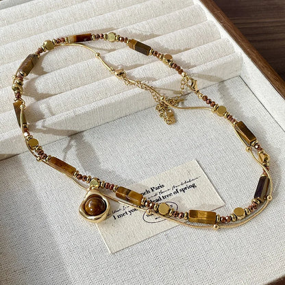 🐯 Tiger Eye Pendant Necklace 🐯