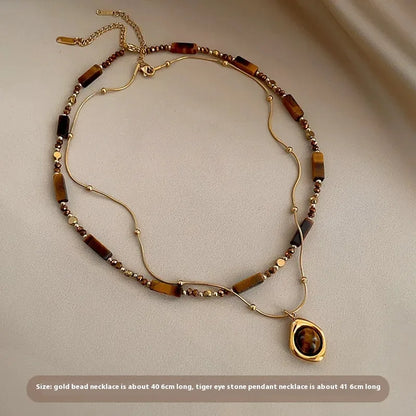 🐯 Tiger Eye Pendant Necklace 🐯