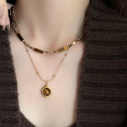 🐯 Tiger Eye Pendant Necklace 🐯