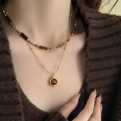 🐯 Tiger Eye Pendant Necklace 🐯