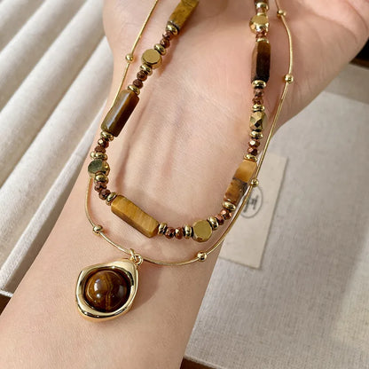 🐯 Tiger Eye Pendant Necklace 🐯