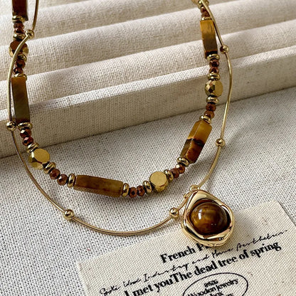 🐯 Tiger Eye Pendant Necklace 🐯