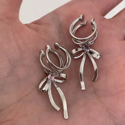 🎀 Ribbon Aesthetic Ear Clip 🎀