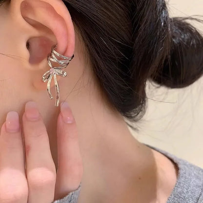 🎀 Ribbon Aesthetic Ear Clip 🎀