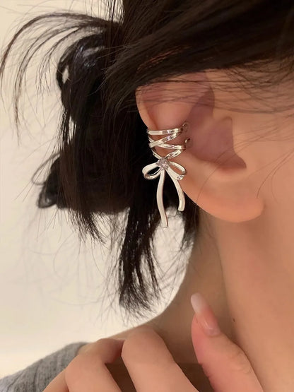 🎀 Ribbon Aesthetic Ear Clip 🎀