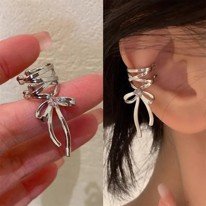 🎀 Ribbon Aesthetic Ear Clip 🎀