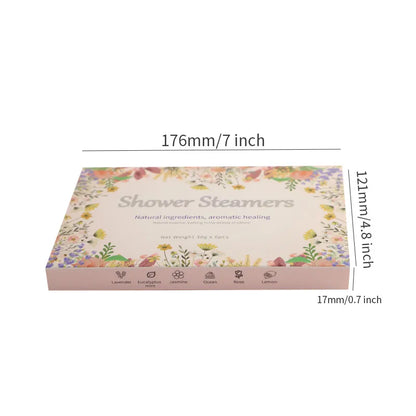 🌸✨ Rose Essential Oil Shower Steamers & Bath Salt Gift Box ✨🌸