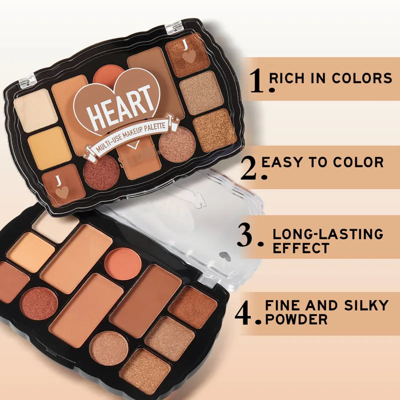 🎨 S.F.R Twelve-Colour Earth Tone Eyeshadow Palette 🎨