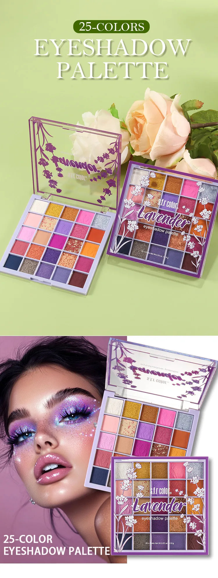 💜 Lavender Eyeshadow Palette 💜