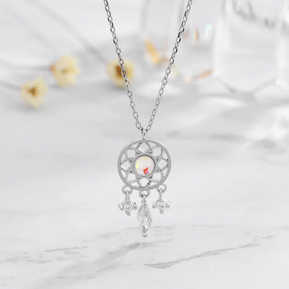 🌙 Sterling Silver 925 Dream Catcher Necklace 🌙