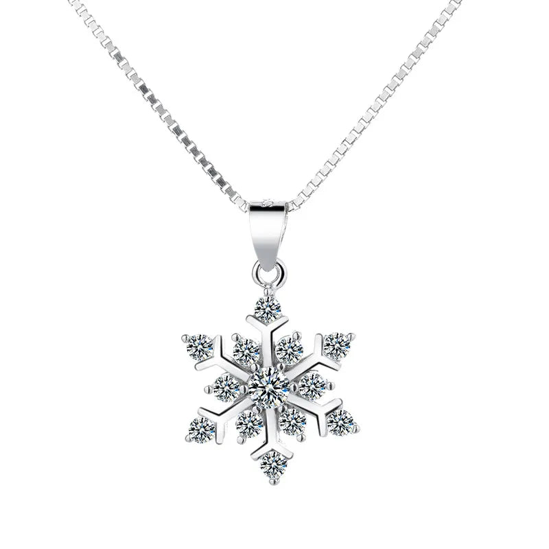 ❄️ SS925 Sterling Silver Snowflake Necklace ❄️