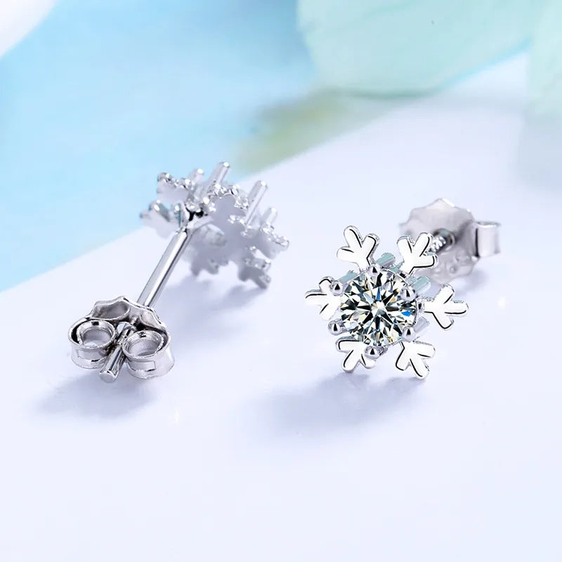❄️ SS925 Sterling Silver Snowflake Stud Earrings ❄️