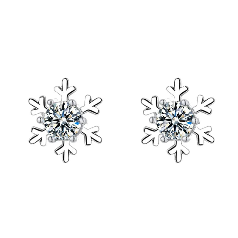 ❄️ SS925 Sterling Silver Snowflake Stud Earrings ❄️