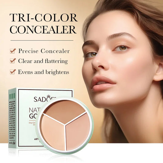 ✨ SADOER Artistic Three-Colour Concealer Cream (10.5g) ✨