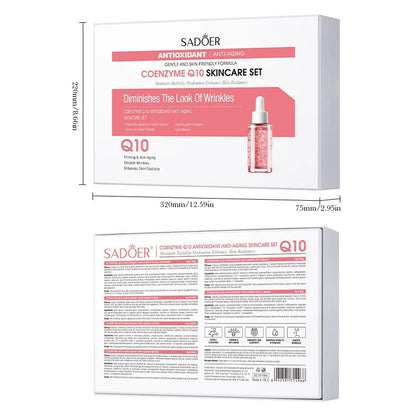 🌸 10pc SADOER Coenzyme Q10 Anti-Aging Skincare Set 🌸