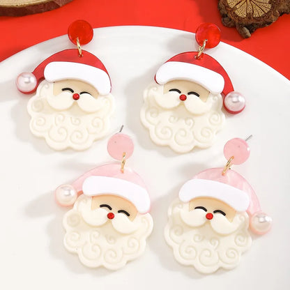 🎅 2pc Cute Santa Earrings Set 🎅