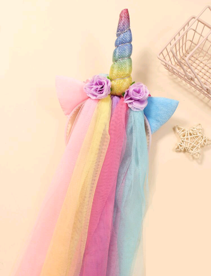 🦄 Multicoloured Unicorn Headband 🦄