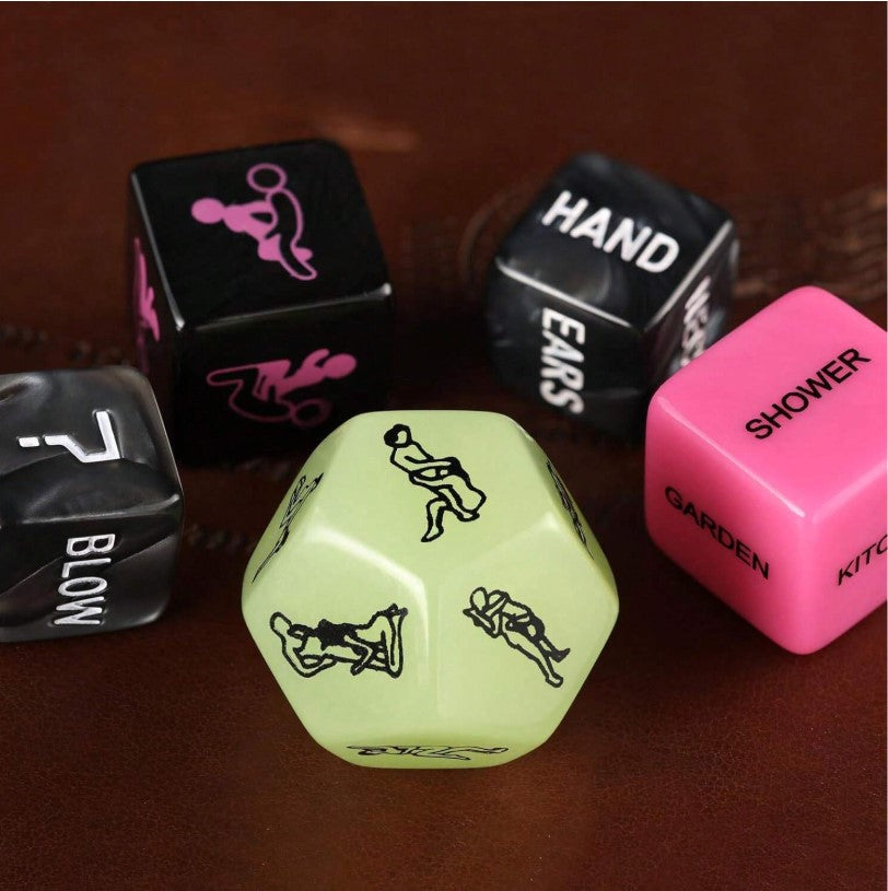 🎲 Roll the Dice… Ignite the Night!  5pc Naughty Dice Set 🔥