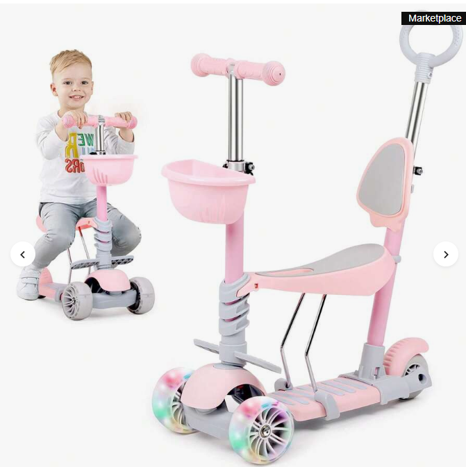🛴 3-Wheel Kids Kick Scooters 5-in-1 Design 🛴
