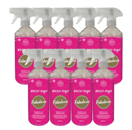 Multi-Purpose Antibacterial Disinfectant Spray Winter Angel 500ml 9 Pack