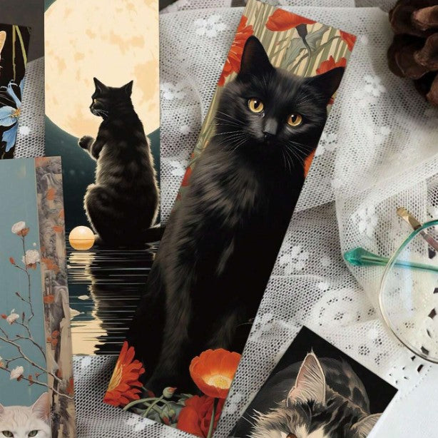 🐱 30pc Cat Bookmark Set