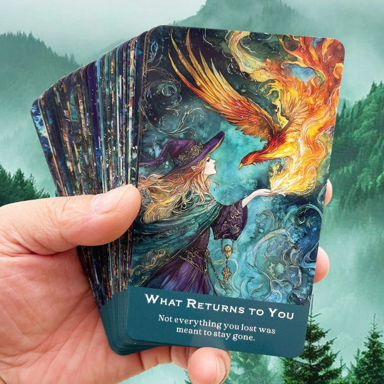 🌙🌲 Witches Of The Moonlit Forest Oracle Cards Deck 🌲🌙