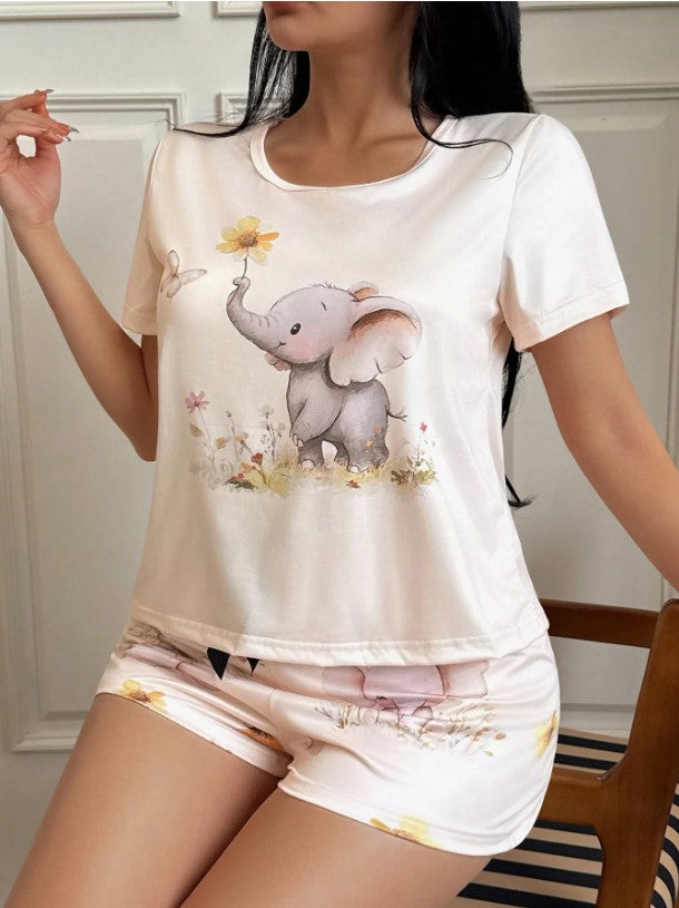 🐘💤 Mummy & Me Matching Elephant Shorts PJ Sets 💤🐘