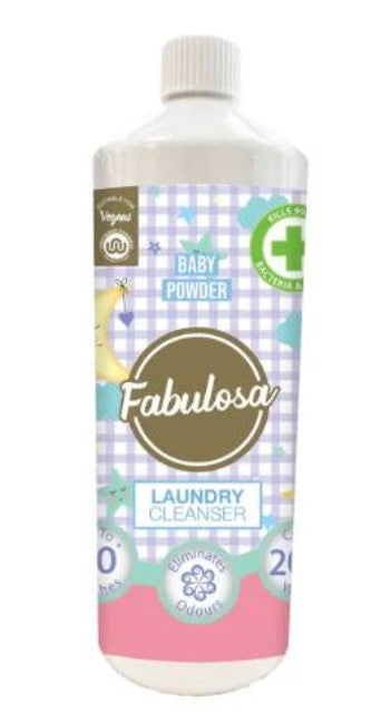 Baby Powder Cleaning Bundle 6 Piece Household Cleaning Multipurpose Laundry Cleanser Spray and Wear