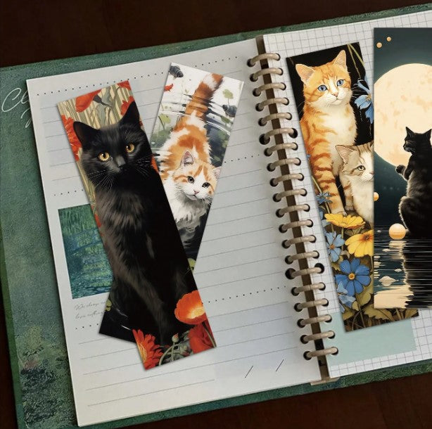 🐱 30pc Cat Bookmark Set