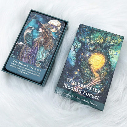 🌙🌲 Witches Of The Moonlit Forest Oracle Cards Deck 🌲🌙