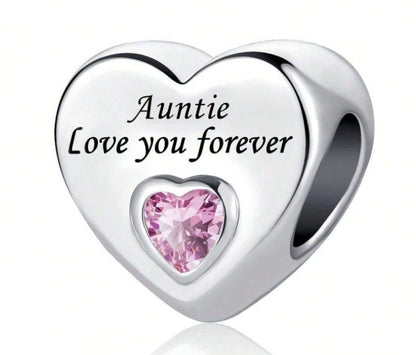 💎✨ Elegant Silver-Plated Heart Pendant Charm ✨💎