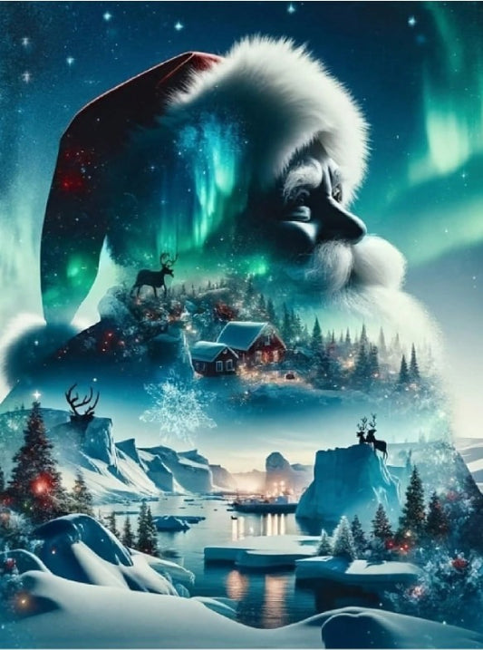 🎅❄️ Santa Christmas Scene Diamond Painting ❄️🎅