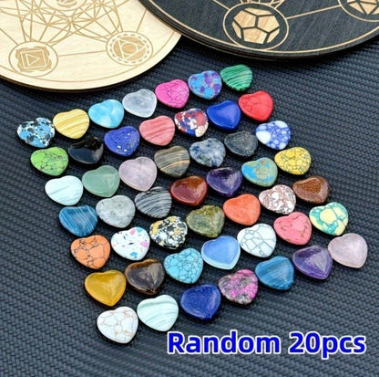 💖 Random Mixed Crystal Hearts 💖