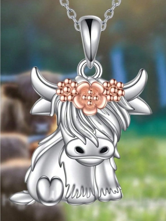 🐮 Highland Cow Necklace 🐮