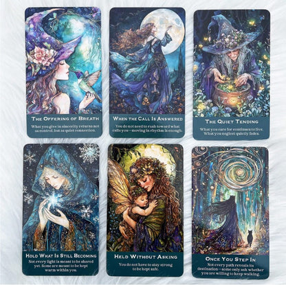 🌙🌲 Witches Of The Moonlit Forest Oracle Cards Deck 🌲🌙