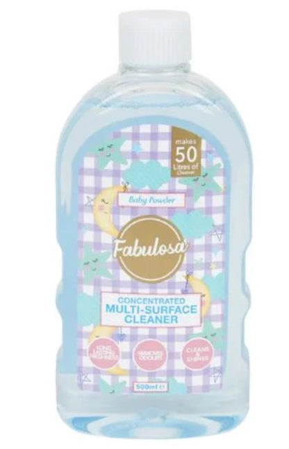 Baby Powder Cleaning Bundle 6 Piece Household Cleaning Multipurpose Laundry Cleanser Spray and Wear