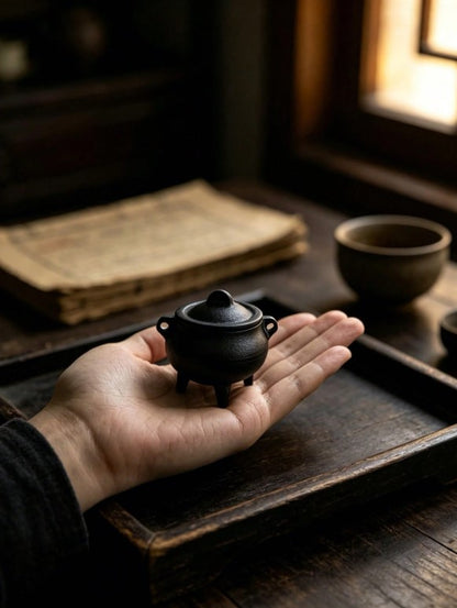 Mini Cast Iron Cauldron