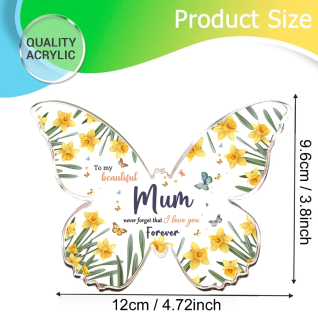 🌻🦋 Yellow Butterfly Acrylic Family Plaques (3 To Choose From!) 🌻🦋