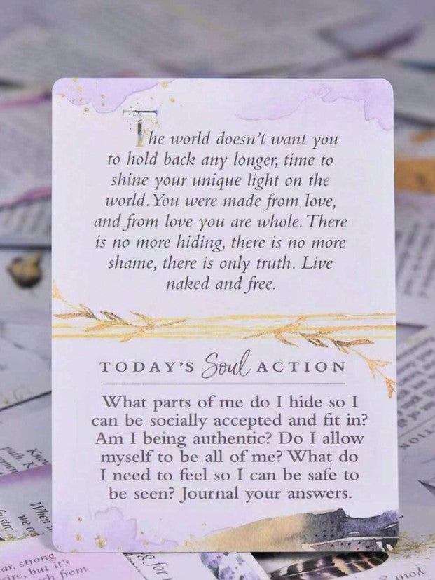 ✨ Soul Truth Oracle Cards – Spiritual Awareness Deck ✨