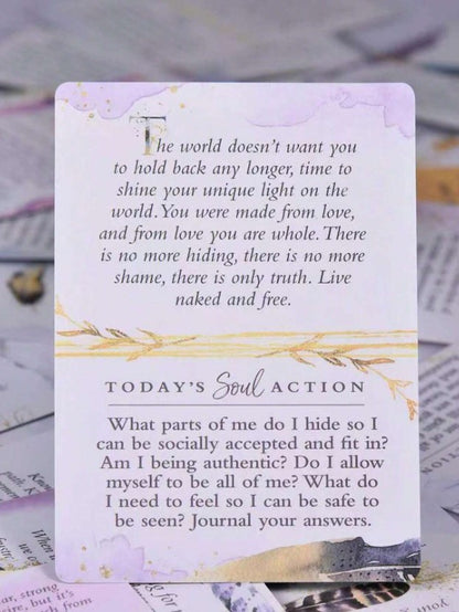 ✨ Soul Truth Oracle Cards – Spiritual Awareness Deck ✨