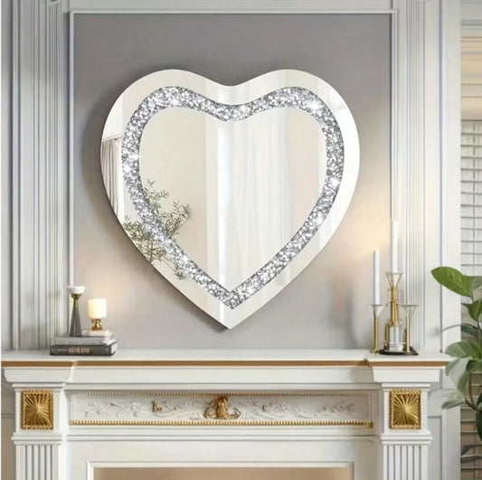 💖 Acrylic Heart-Shaped Mirror 30*30cm 💖