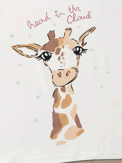 🦒💤 3-Piece Women’s Giraffe Print PJs Set 🦒💤