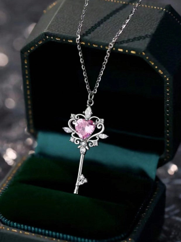 💖 Key to the Heart & Angel Wings Necklaces 🔑