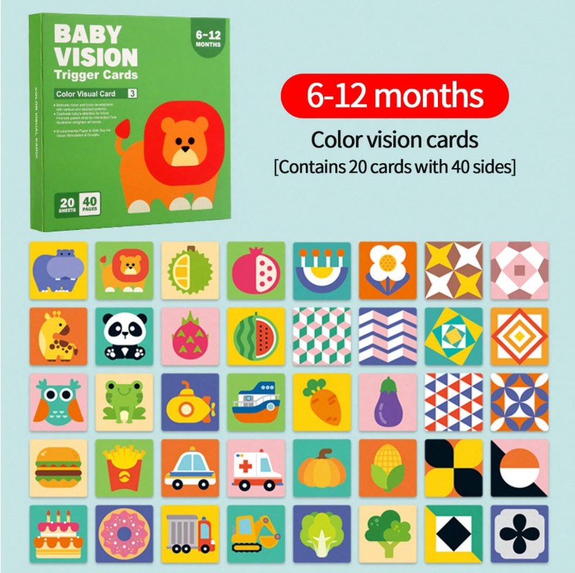 👶 Baby Vision Cards 0-36mths