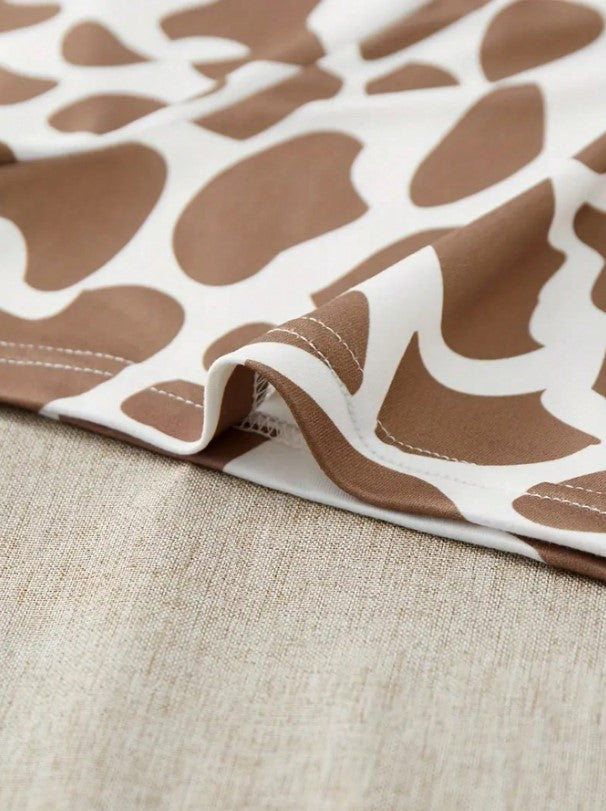 🦒💤 3-Piece Women’s Giraffe Print PJs Set 🦒💤
