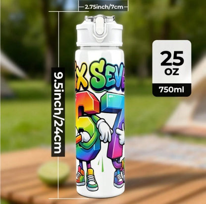 🌈 750ml 6/7 Water Bottle 🌈