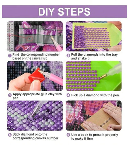 🦔 Woodland Hedgehog Diamond Painting Kit 🦔