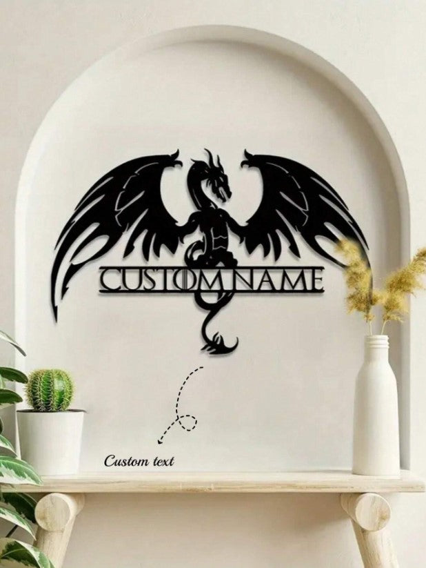 🐉 Personalised Dragon Iron Signs