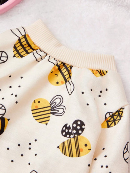 🐝 Cute Bee Print Pet Jumper 🐝