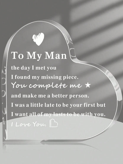 ❤️ “To My Man” Heart Plaque ❤️